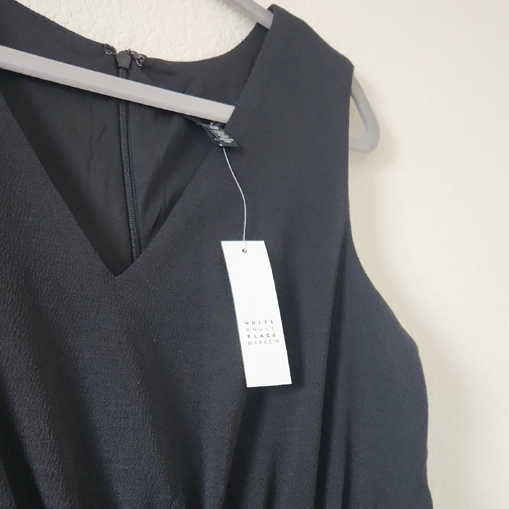 WHBM Classic Black Midi Dress - Picture 5 of 6